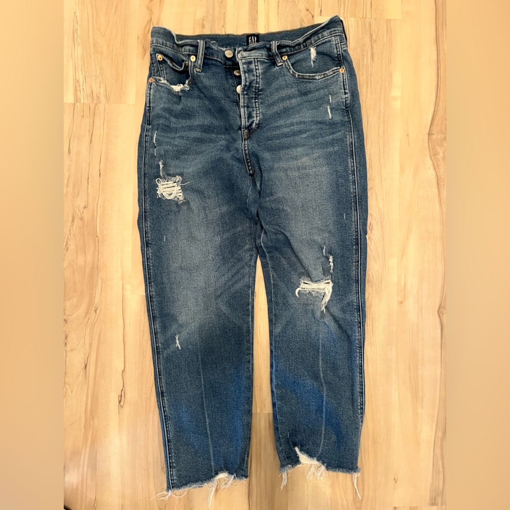 Happy Button Fly Jeans